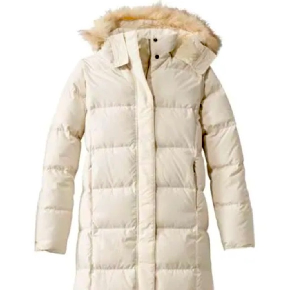 LL Bean Women’s Ultrawarm Winter Coat - White, Large